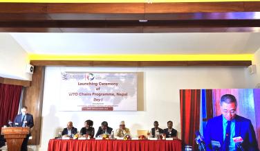 DDG Zhang welcomes Kathmandu University School of Management to Chairs Programme